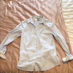 Light blue button up shirt